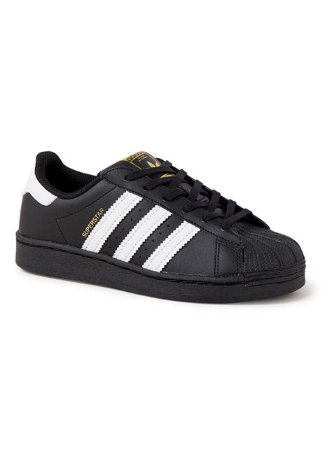 adidas superstar sneaker van leer|Adidas Superstar zwart.